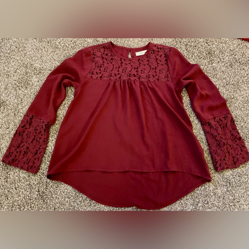 ABERCROMBIE & FITCH Women’s Lace Blouse Size XS NWOT